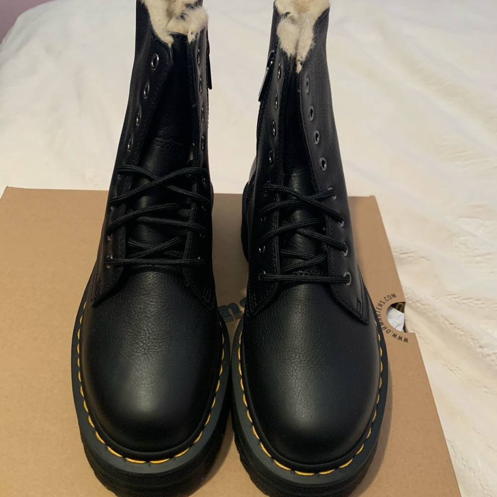 Dr martens Jadon fur lined boots